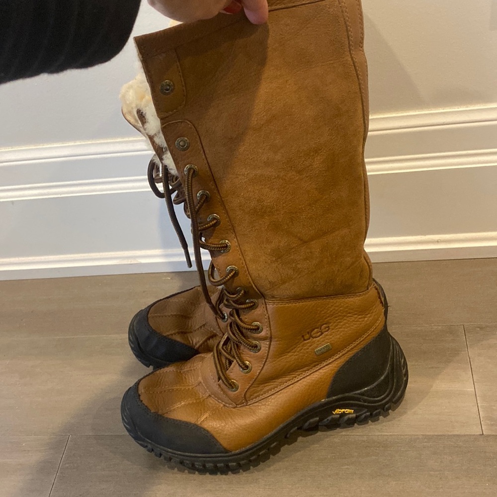 Uggs high Adirondack boots.